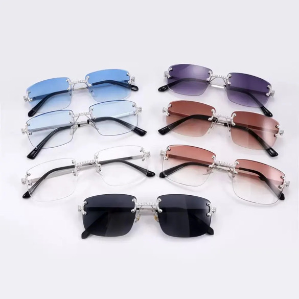 Lunettes moissanite — collection teintes